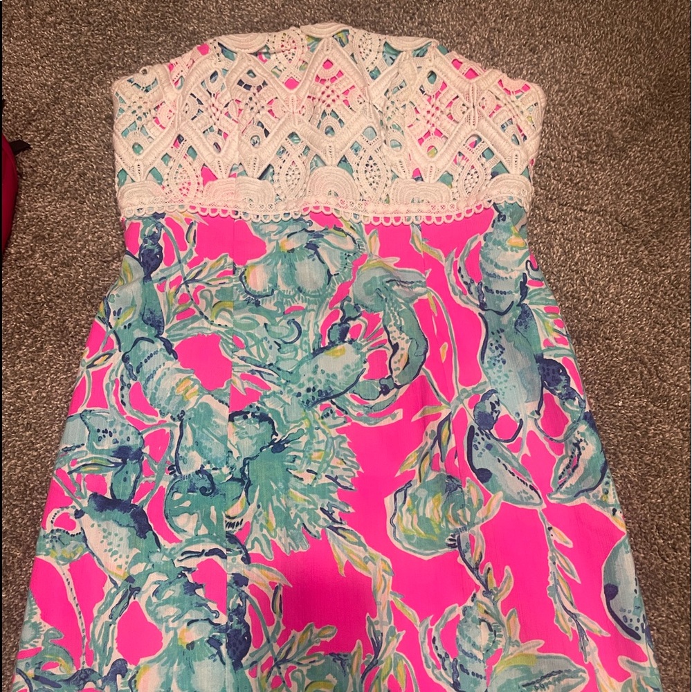 Lilly Pulitzer dress size 2 worn once in excellent condition